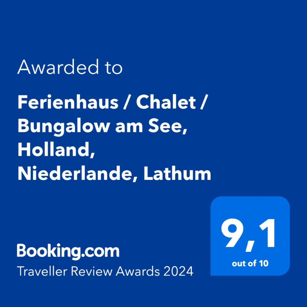 Ferienhaus / Chalet / Bungalow Am See, Holland, Niederlande, Lathum ภายนอก รูปภาพ